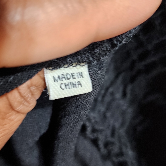 Max Studio Black Tiered Maxi Skirt Ruched Waist Size L - Picture 9 of 12